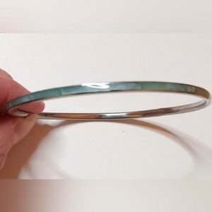 Enameled  bangle bracelet